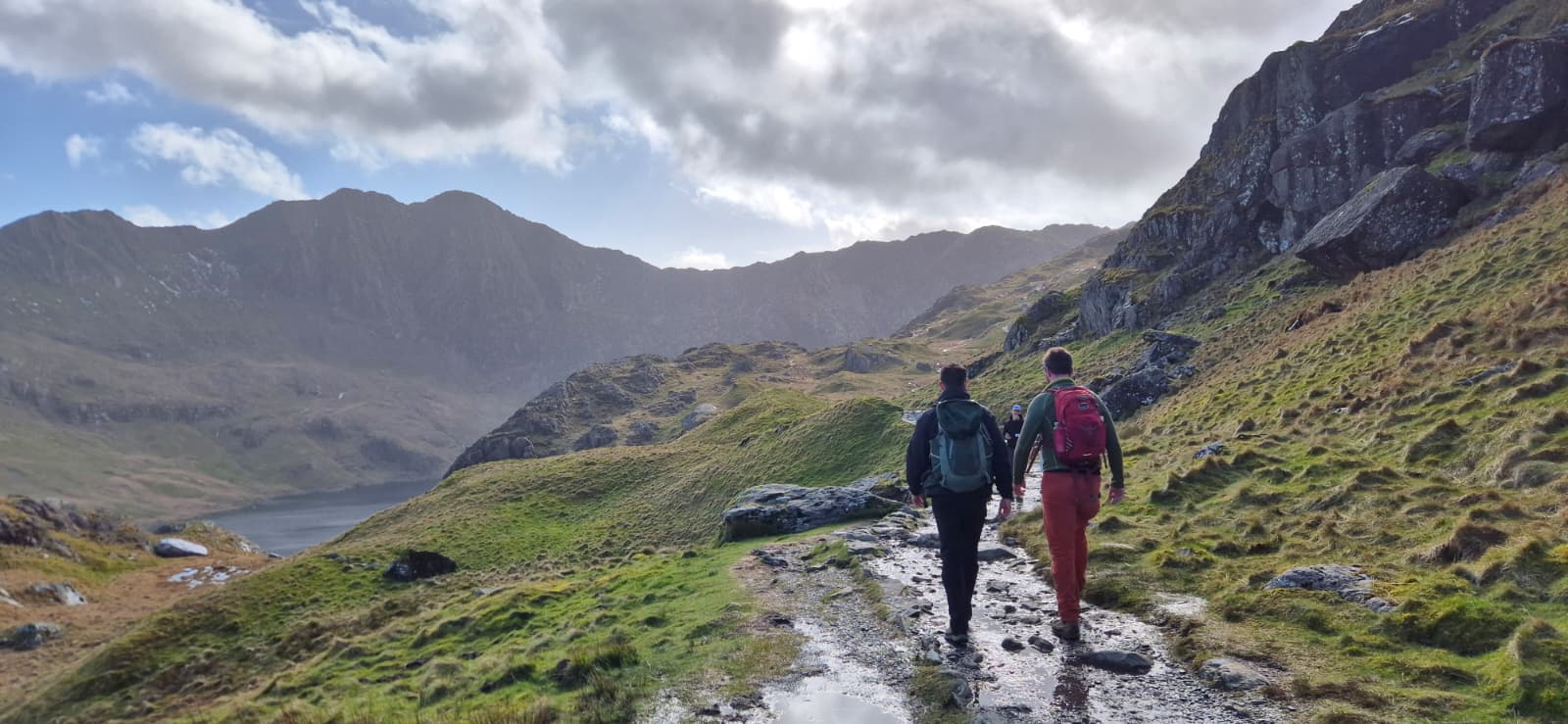 Hikers on Snowdon