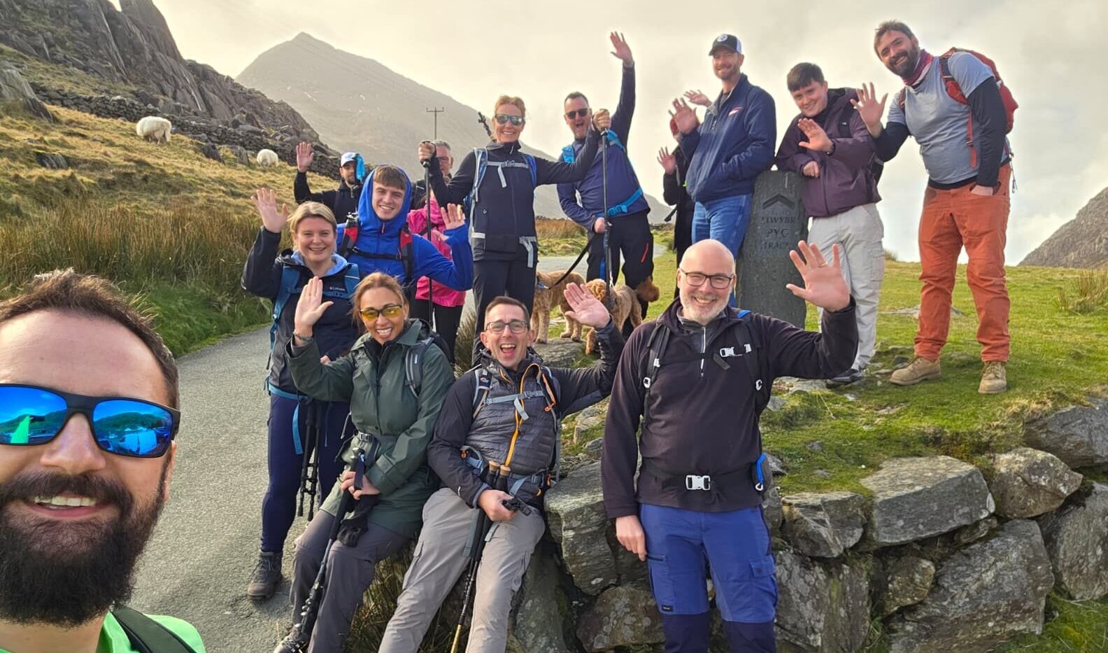 ReAgent Foundation Team at the Snowdon Training Hike