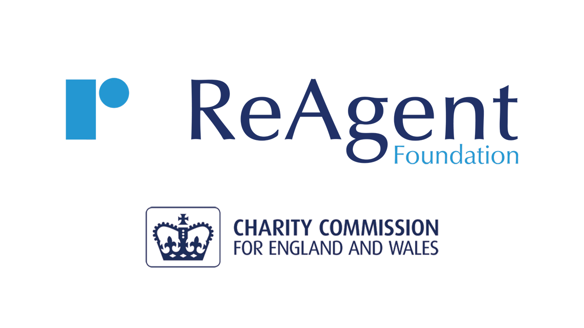 Logo for ReAgent and the Charity Commission for England and Wales
